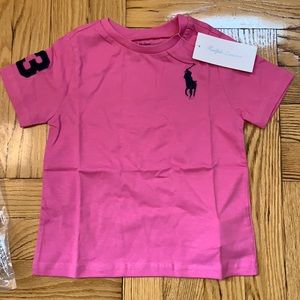 Ralph Lauren pink tee 24 m